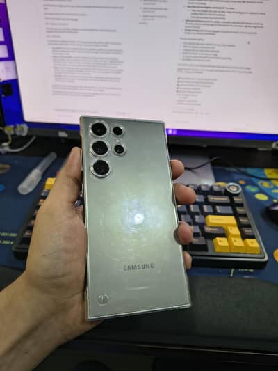 Samsung Mobile S24 Ultra 256gb physical + esim