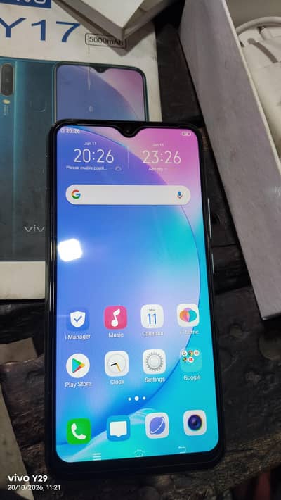 vivo y17 8+8/256  pta aproved