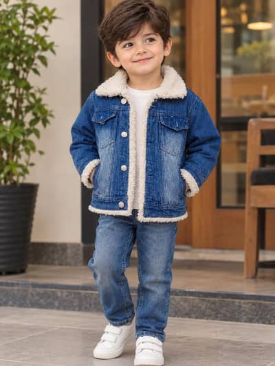 5 to 6 years Kids winter jacket and upper and track suit imported