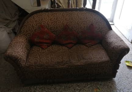 Chocolate Brown 2 Seater sofa for sale.
