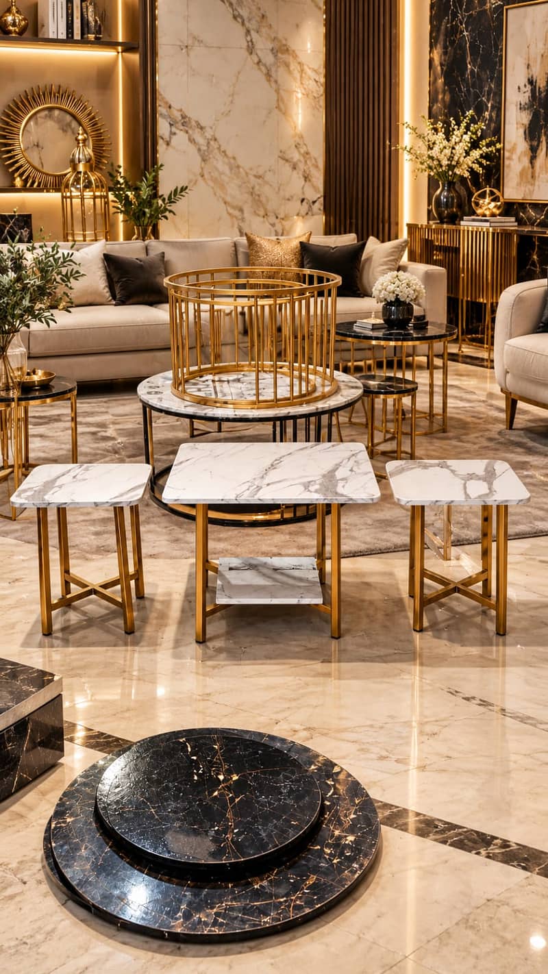 3 Piece Nesting Coffee Table| Nesting Tables|Coffee Table| Table 1