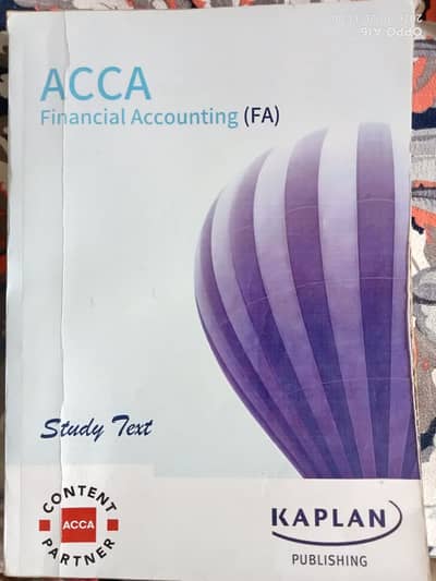 ACCA & FIA Books Set (FA2, MA2, F1, F2, F3) - Kaplan Study Texts &Kit