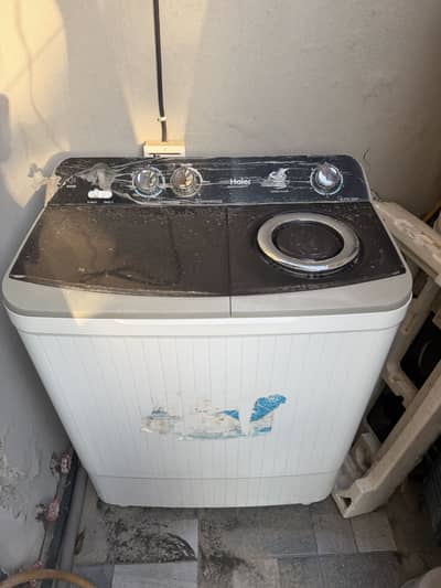 Haier twin tub Washing maching plus dryer