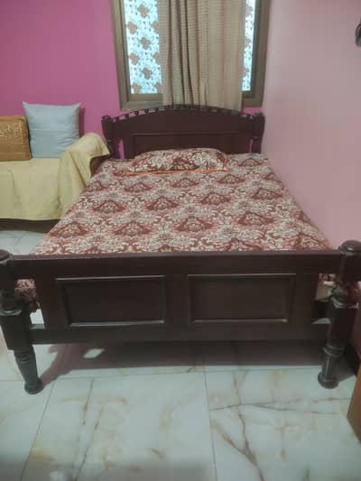 Wooden Single Bed