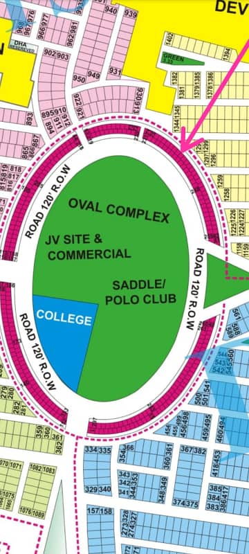 4 Marla Commercial Plot for Sale in DHA 9 Prism Oval Complex Lahore