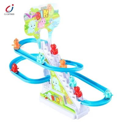 electric dinasor slide race