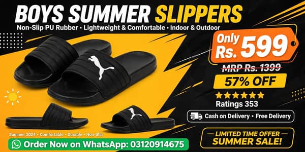 mens summer slippers