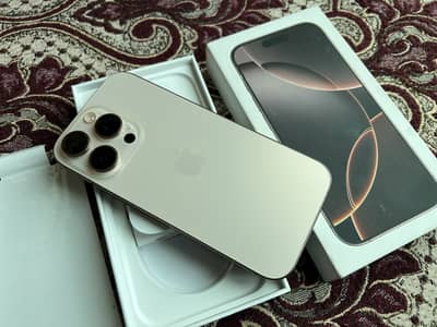 iPhone 16 Pro 128gb pta approved 03075502836
