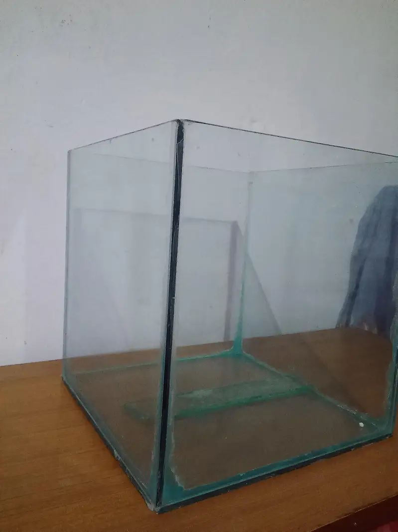 1.2 feet cube Aquarium for sale -4 Side Equal - Important Glass — photo 2
