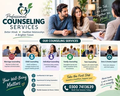 Marriage & Family Counseling Services – Professional Guidance