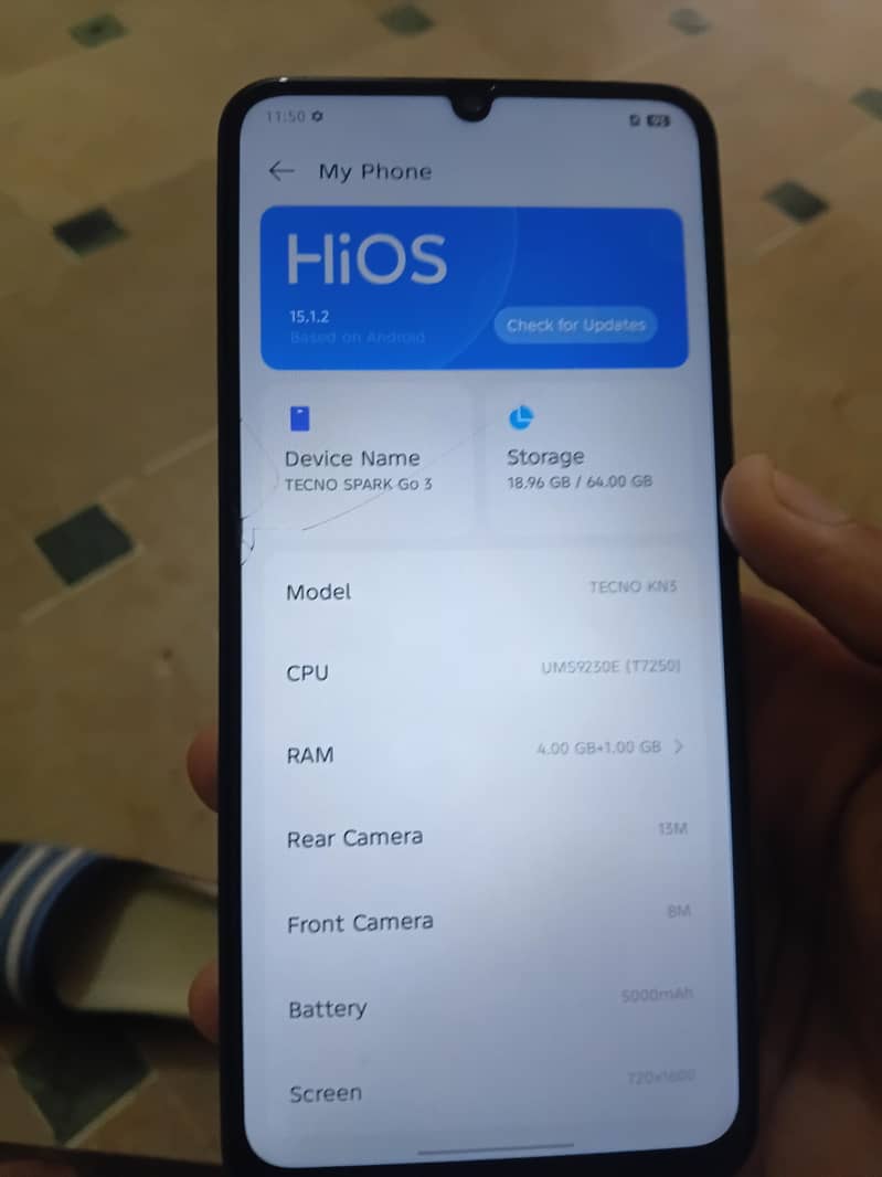 Tecno go 3 4