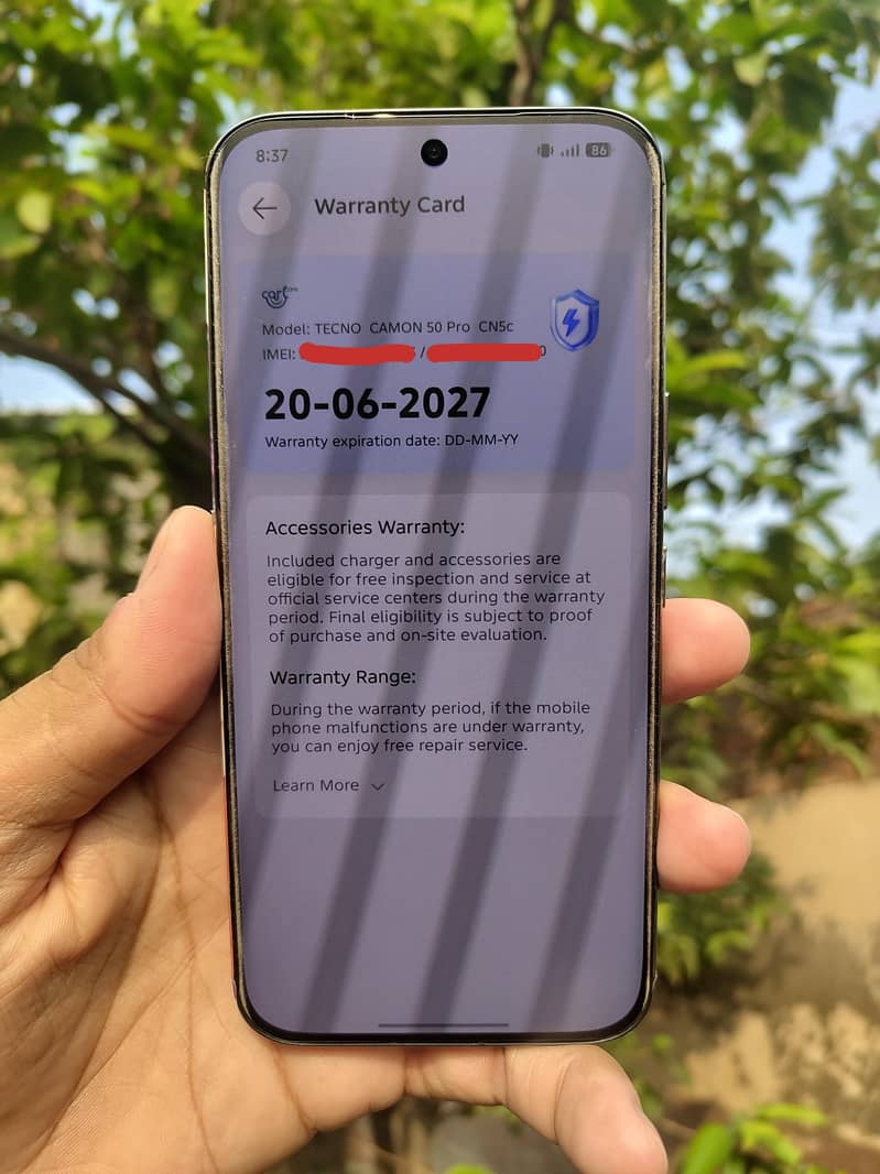 Tecno Camon 50 Pro full packing 6