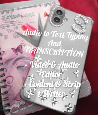 Audio to Text Typing and Transcription