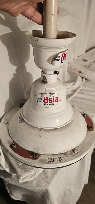 2 almost new fans for sale.