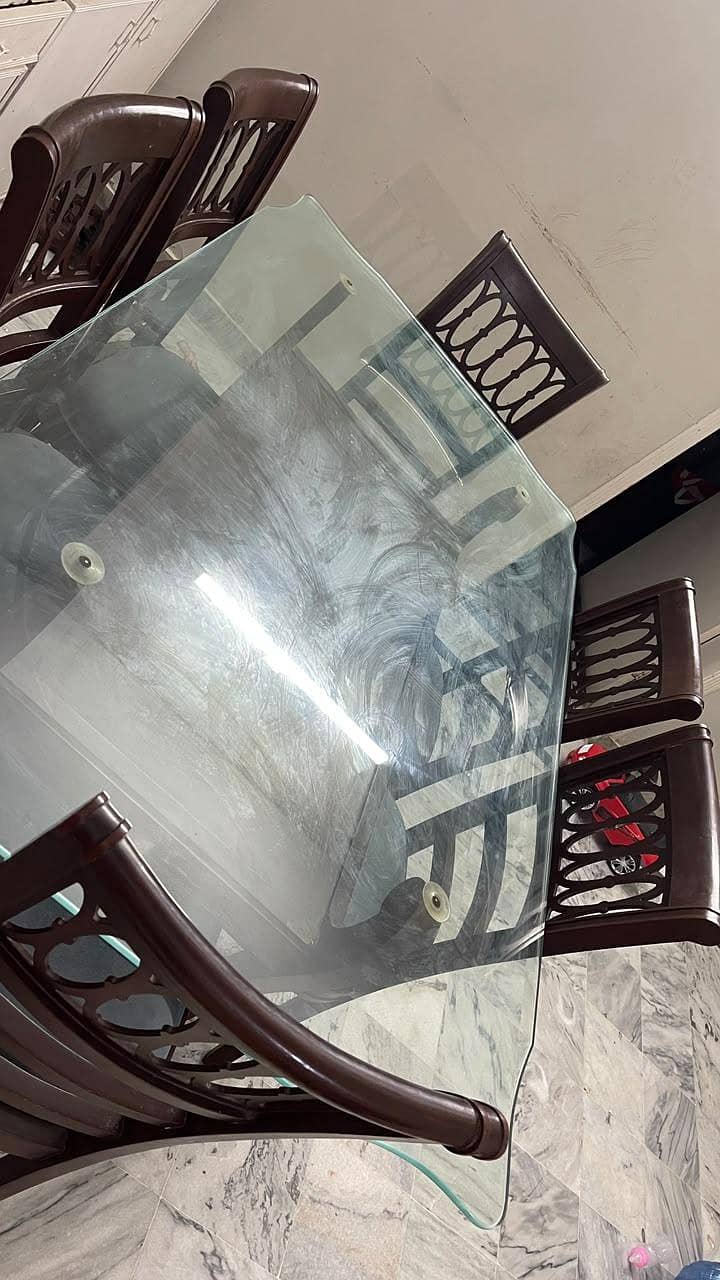 Dining table with 6 chairs 0
