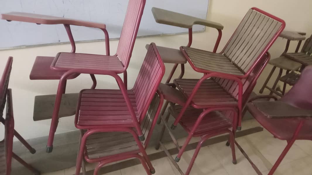 Study Chairs, Maroon colour. 1