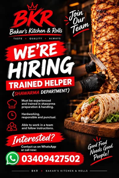 Need fast food helper