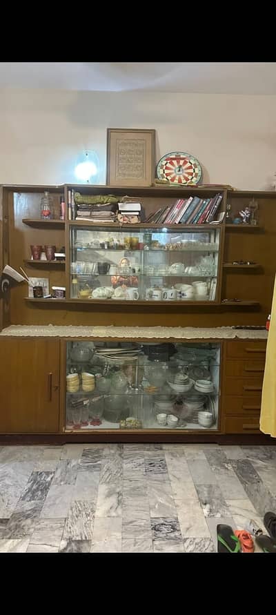 Wooden Divider | Room Partition | Storage Peeti | Home Furniture