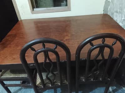 dinning table with 3 chair only