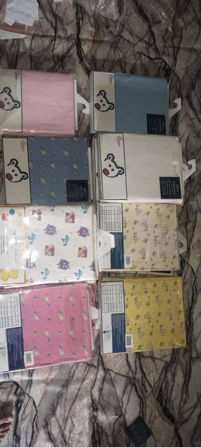 New packed Sheets different sizes (Lot of 50 pieces)