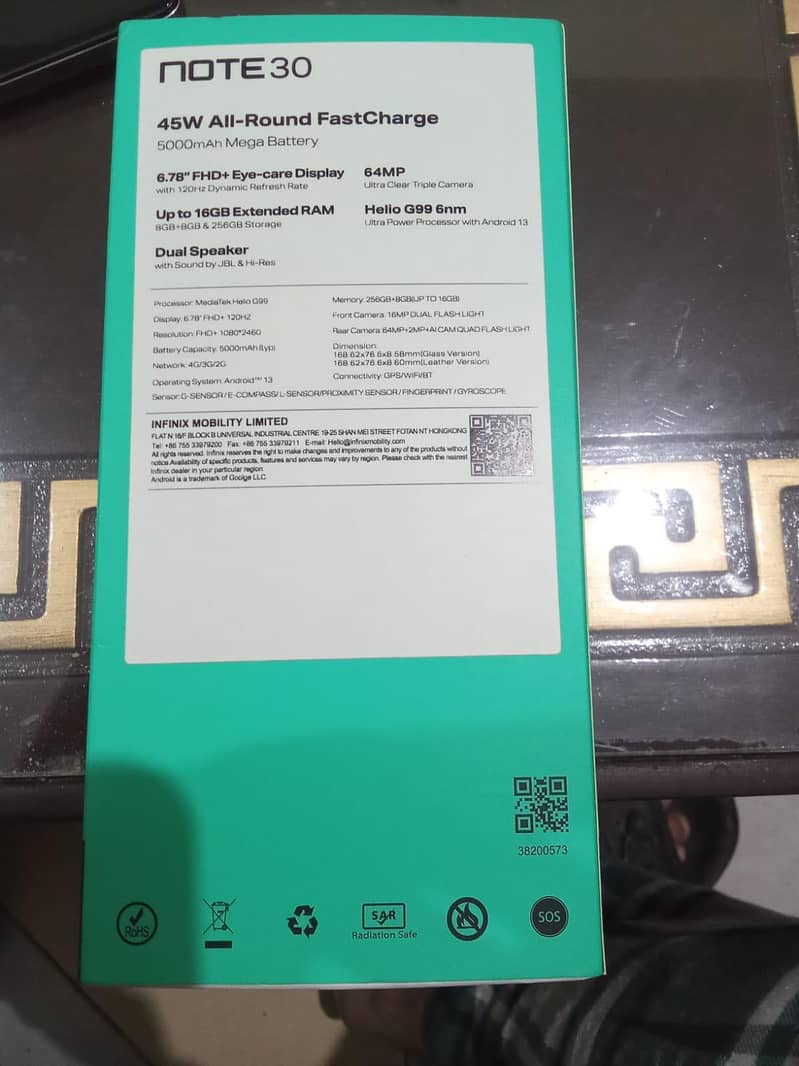 Infinix Note 30 8