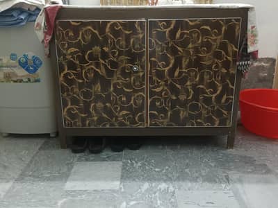 iron table. istri ka table with cabinets for stroage