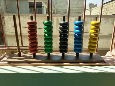 Colorful Wooden Abacus Counting Frame for Kids