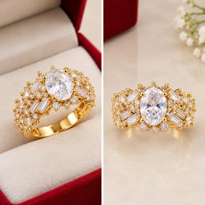 gold plated ring