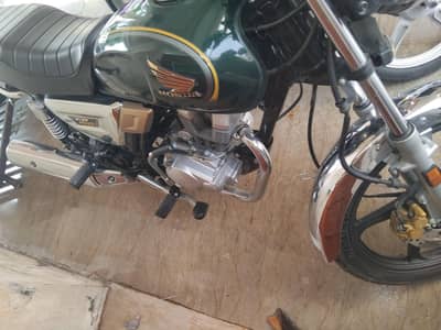 honda cg150 army green