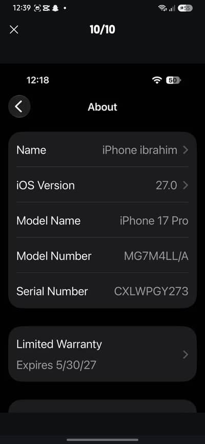 Apple iPhone 17 Pro