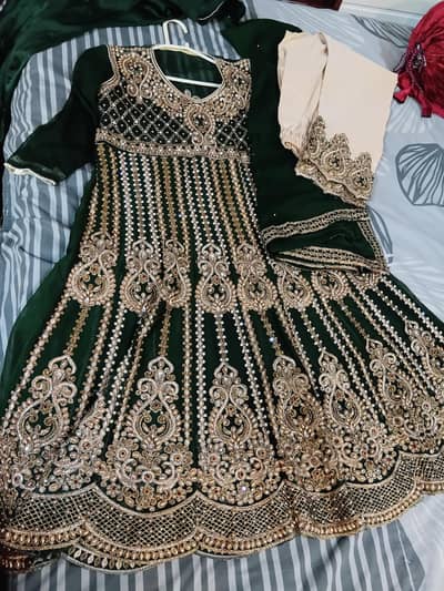 Fancy wedding wear dress. . 1 time used