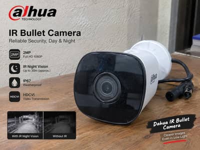 Dahua CCTV Camera New Condition 3 Cameras and Main Board With Long Wir