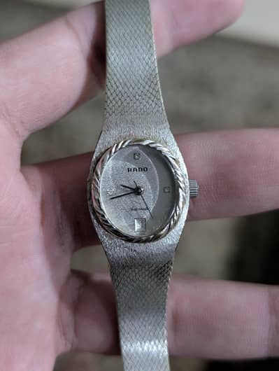 Rado Automatic Women Watch Silver Vintage