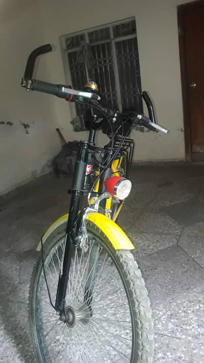 Super Shine Sports Bicycle / Gear Cycle – Yellow & Black