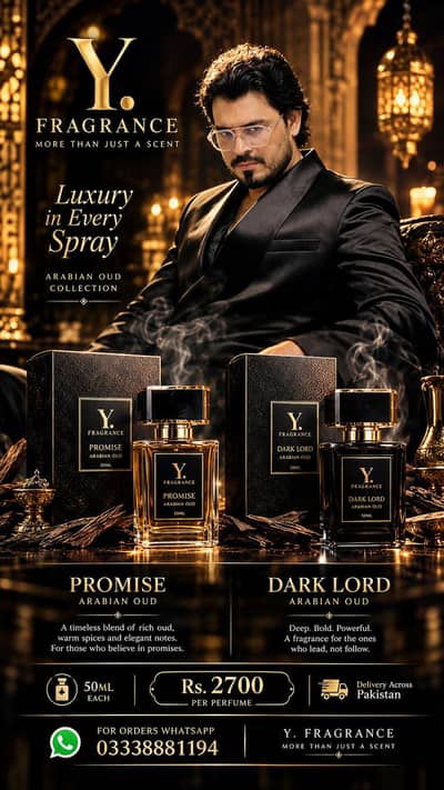 ​Y. Fragrance - Luxury Arabian Oud Perfumes 50ml (Flat 20% OFF Sale