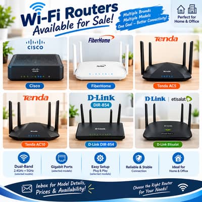 Dual-Band Wi-Fi Routers 2.4Ghz / 5ghz— Used Like New Condition