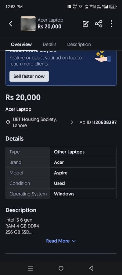 Acer Laptop