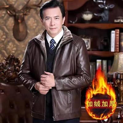 leather jacket for men in winter*