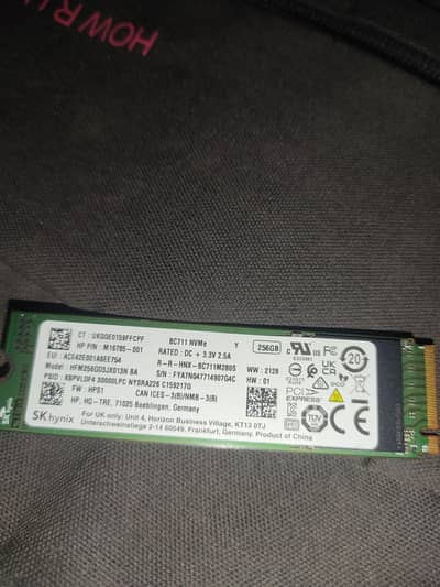 SK hynix 256GB NVMe storage for Laptops and Pc