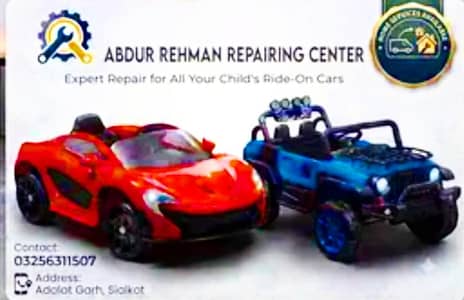 toy,car,jeep,bike kids Repairing at home Sialkot 03256311507