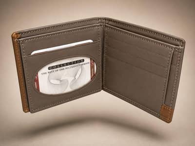 Al Hashmi Leather | Premium Handmade Genuine Cow Leather Sada Wallet