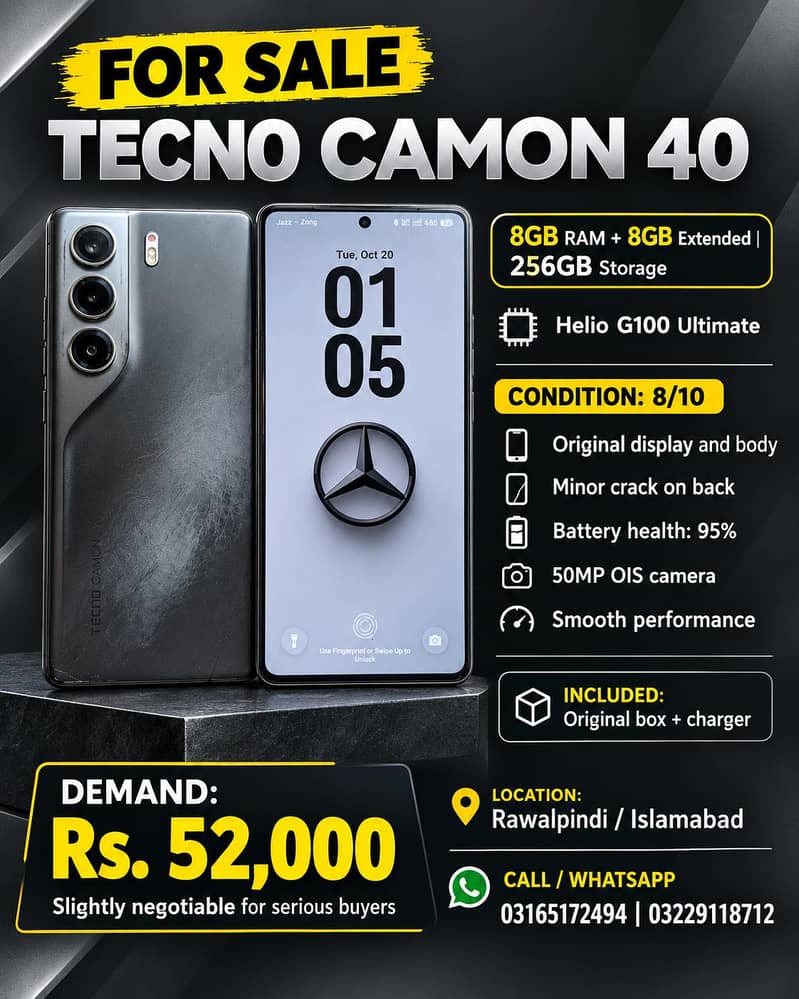 Tecno CAMON 40 0