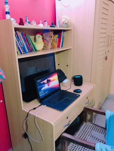 PC Table cum Book Shelve Available for sale