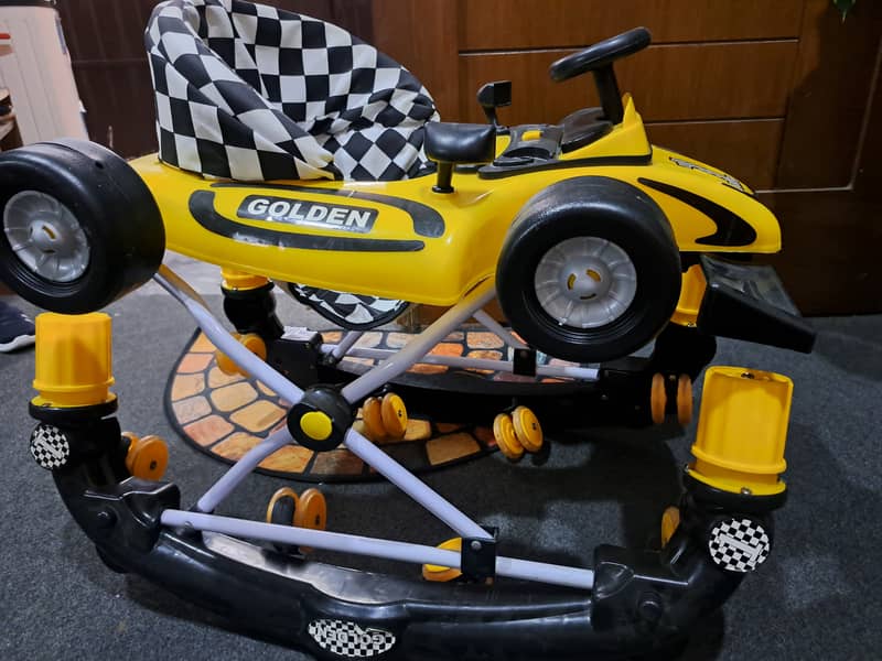Multifunctional walker plus swing 3
