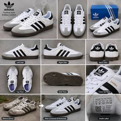 Adidas Samba Style Sneakers – Cleaned Used Shoes