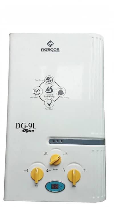Nasgas DG-9L 9L Instant Geyser 10/10 + Box | Save 6450 | Bahria Town