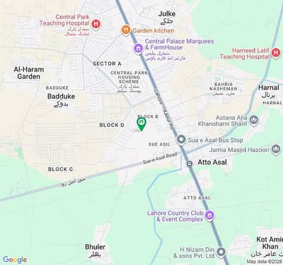 5 Marla Plot For Sale In BB Block, Central Park Housing Scheme, Lahore