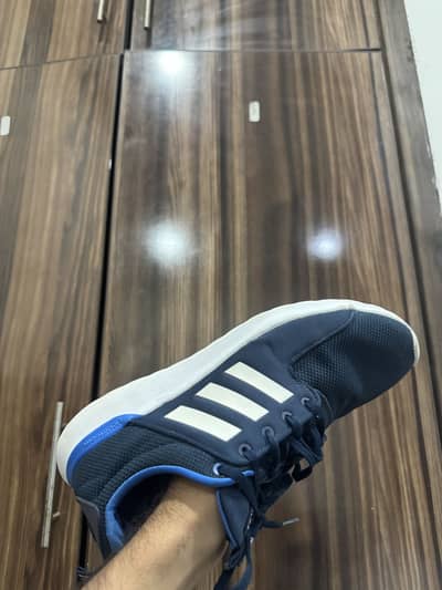 Dark blue addidas cloud foam