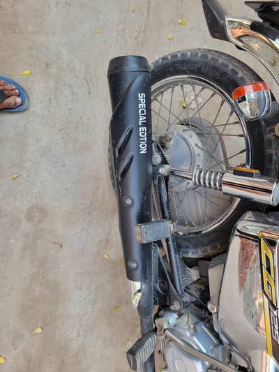 honda 125 original silencer sound 10/10