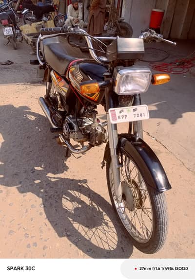 Honda 70 2022 model Karachi number cplc clear engine seal ha